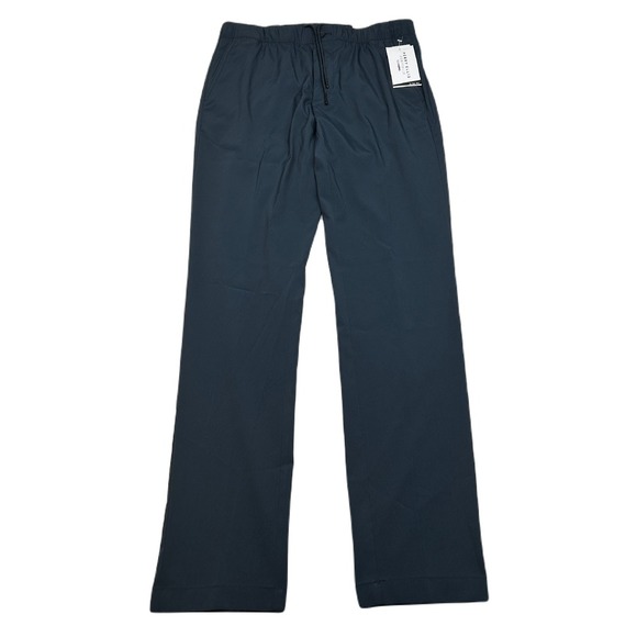 Perry Ellis TechWorks Slim Fit Pants Small Sapphire Blue Stretch Wicking - Picture 1 of 8